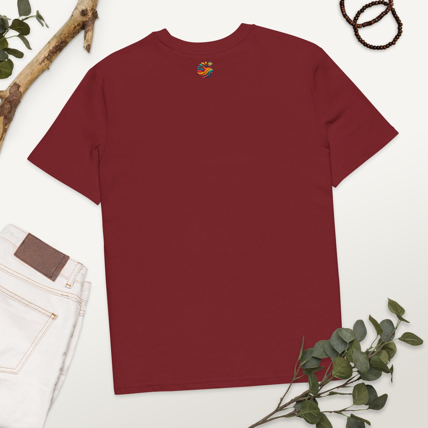 Camiseta de algodón orgánico unisex con Estampado de Realidad Virtual y Juegos