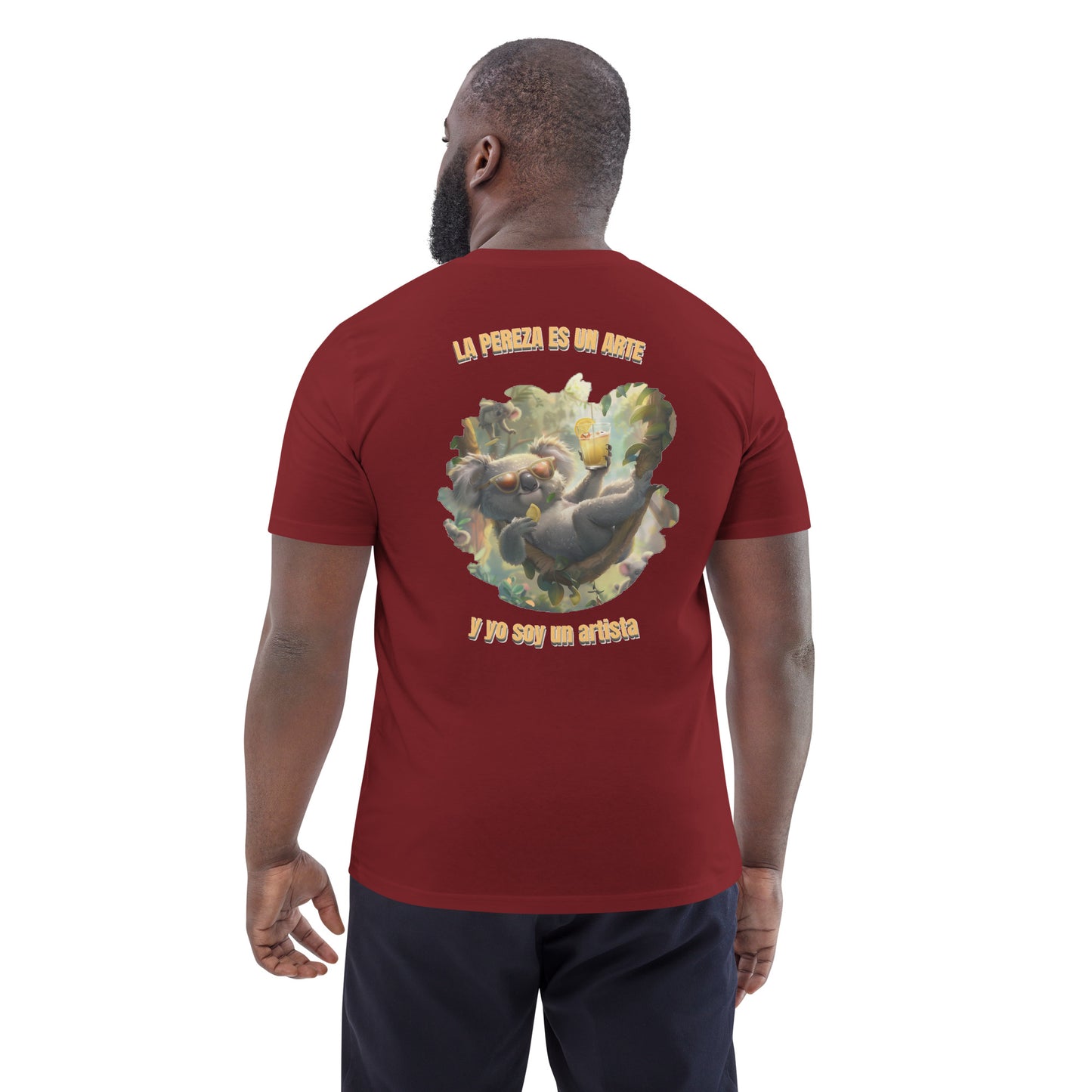 Camiseta Orgánica "Arte de la Pereza" para Relajarse con Estilo