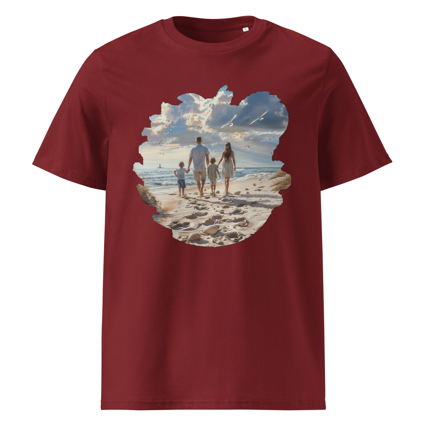 Camiseta de Algodón Orgánico Unisex "Días de Playa"