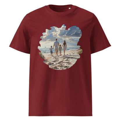 Camiseta de Algodón Orgánico Unisex "Días de Playa"