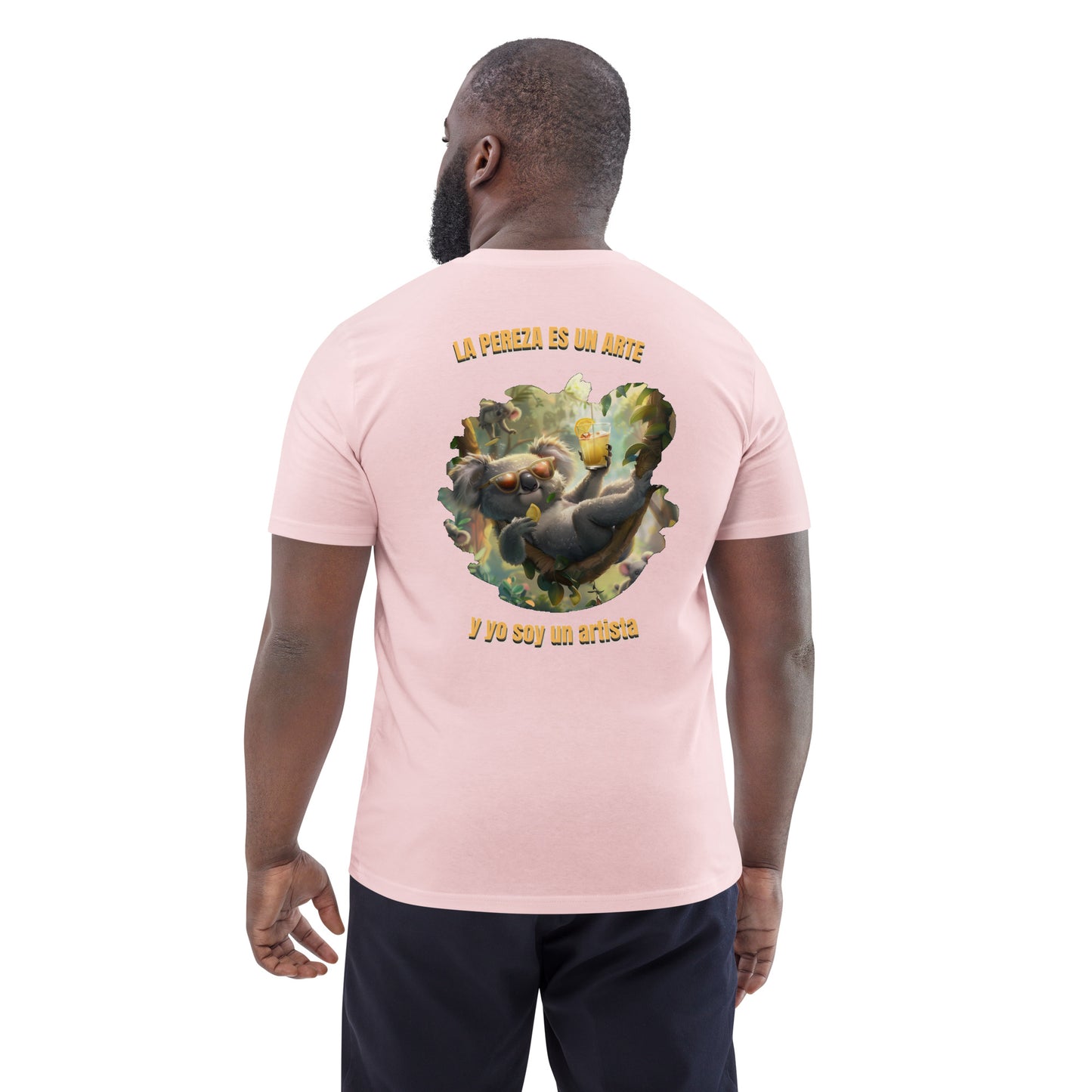Camiseta Orgánica "Arte de la Pereza" para Relajarse con Estilo