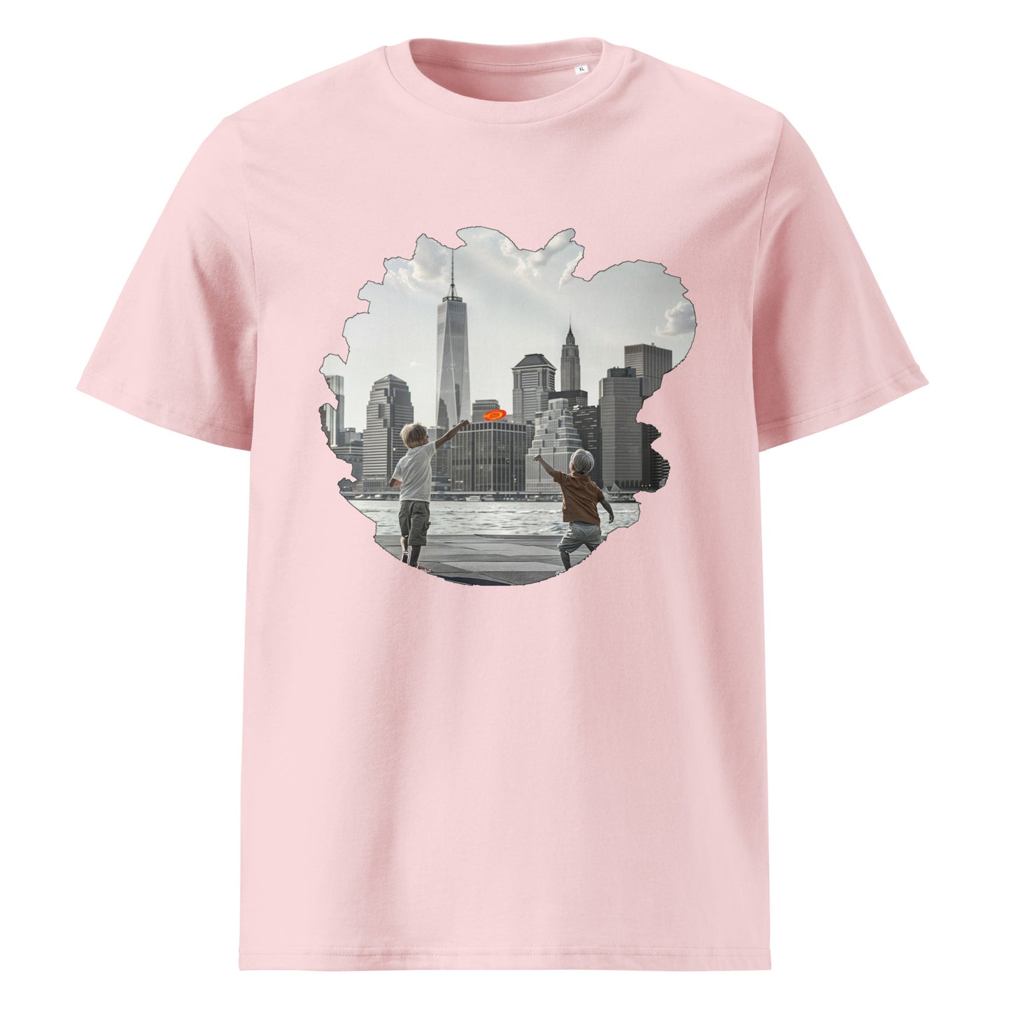 Camiseta de algodón orgánico unisex con Estampado de Juegos Urbanos
