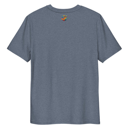 Camiseta de algodón orgánico unisex con Estampado de Surf y Palmera Tropical