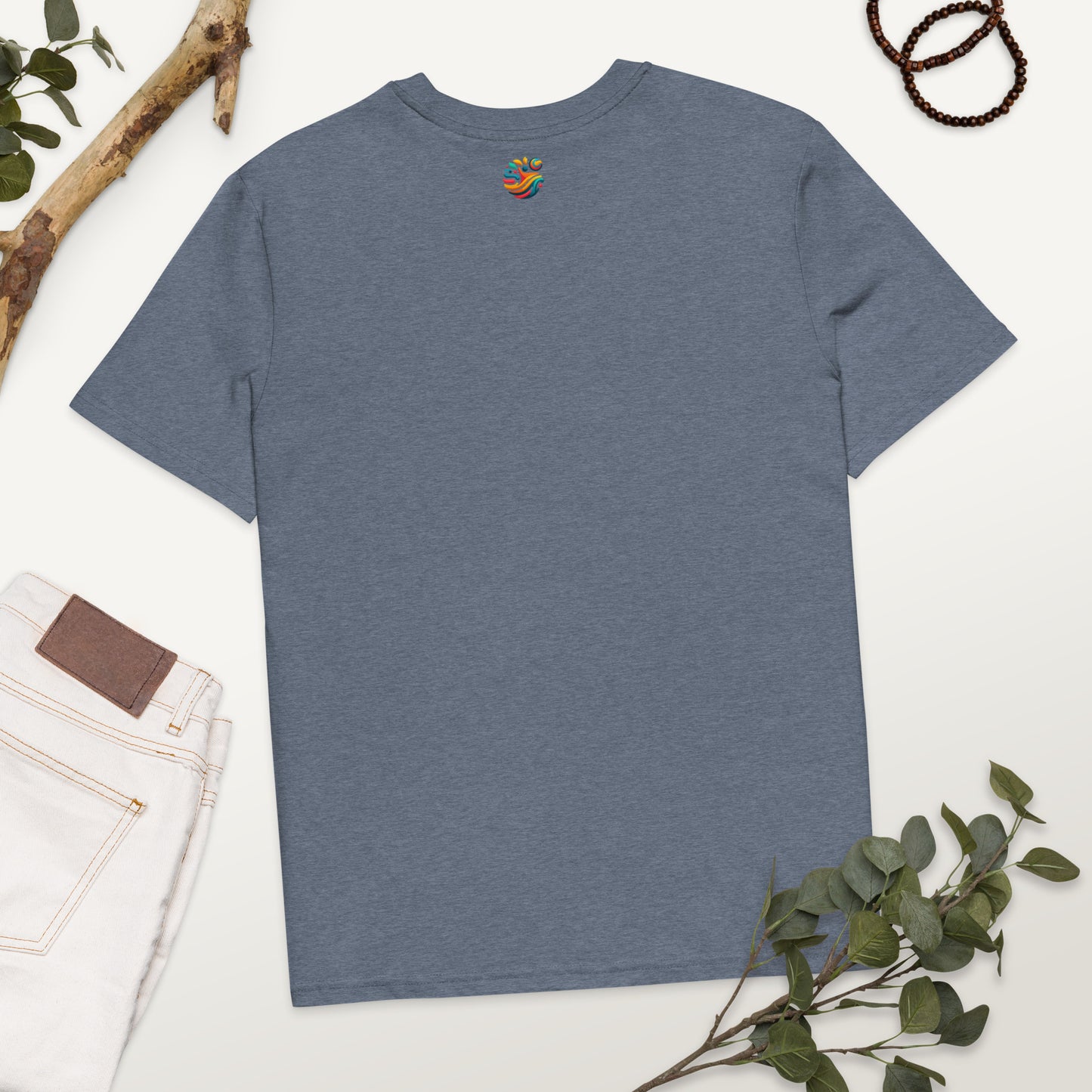 Camiseta de algodón orgánico unisex con Estampado de Realidad Virtual y Juegos