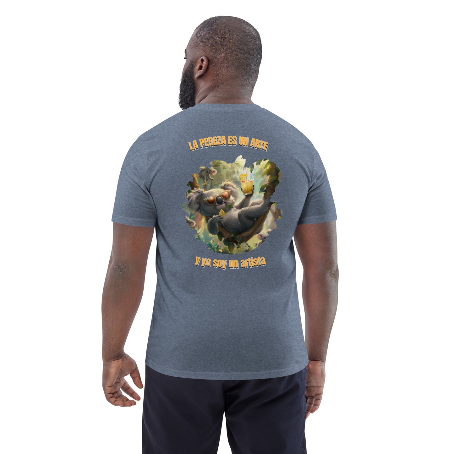 Camiseta Orgánica "Arte de la Pereza" para Relajarse con Estilo