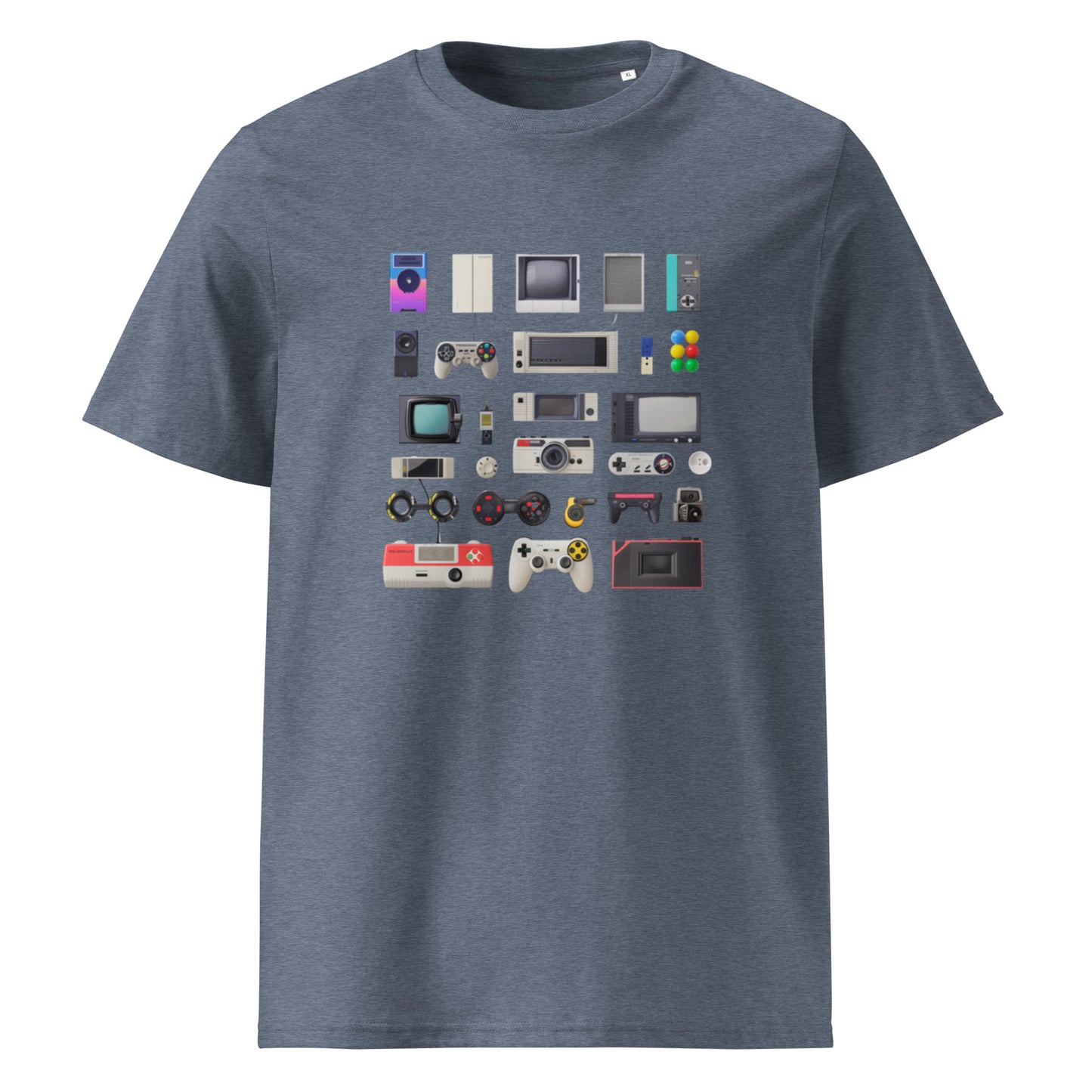 Camiseta de algodón orgánico unisex con Estampado de Gadgets Retro