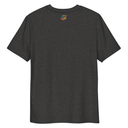 Camiseta de algodón orgánico unisex con Estampado de Surf y Palmera Tropical