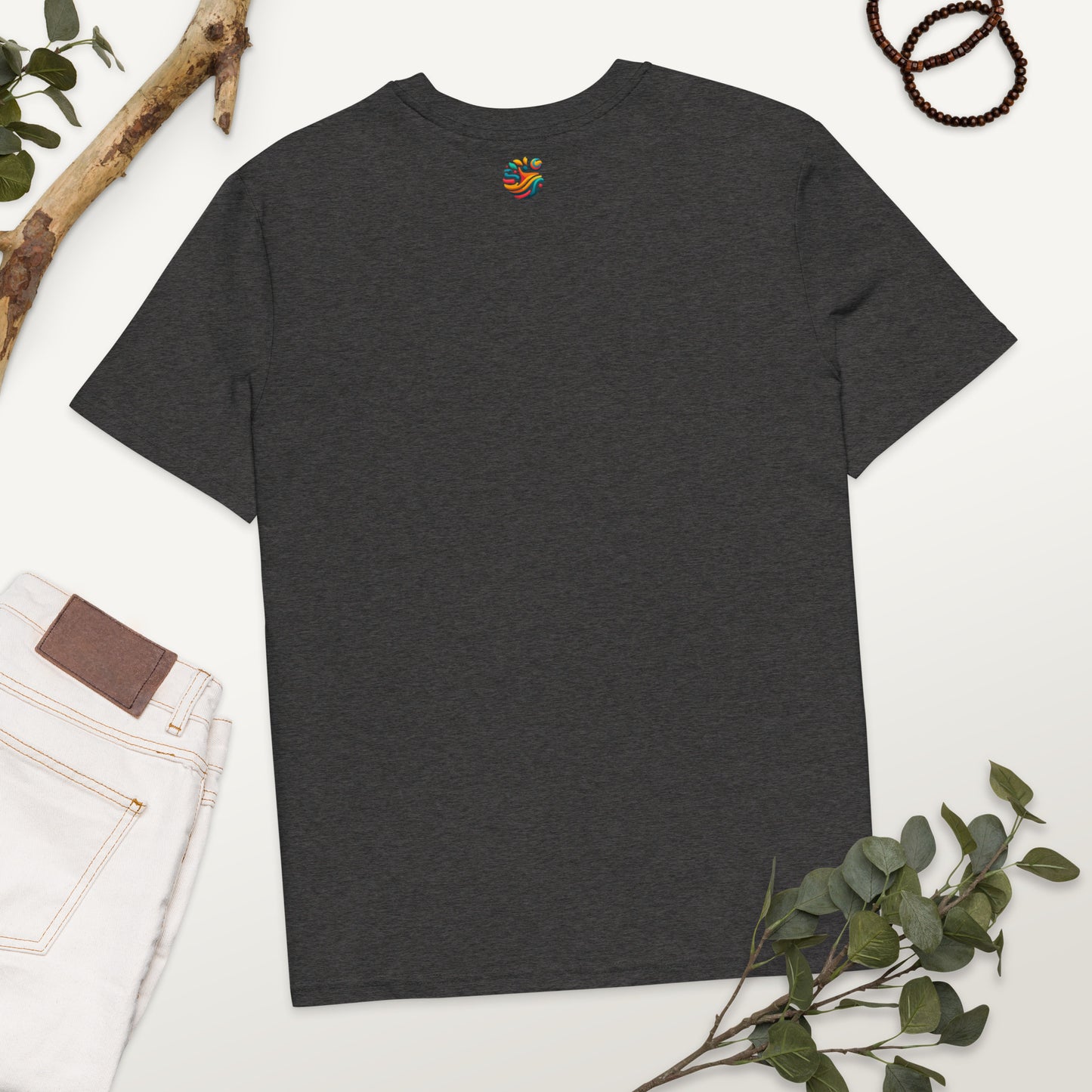 Camiseta de algodón orgánico unisex con Estampado de Realidad Virtual y Juegos