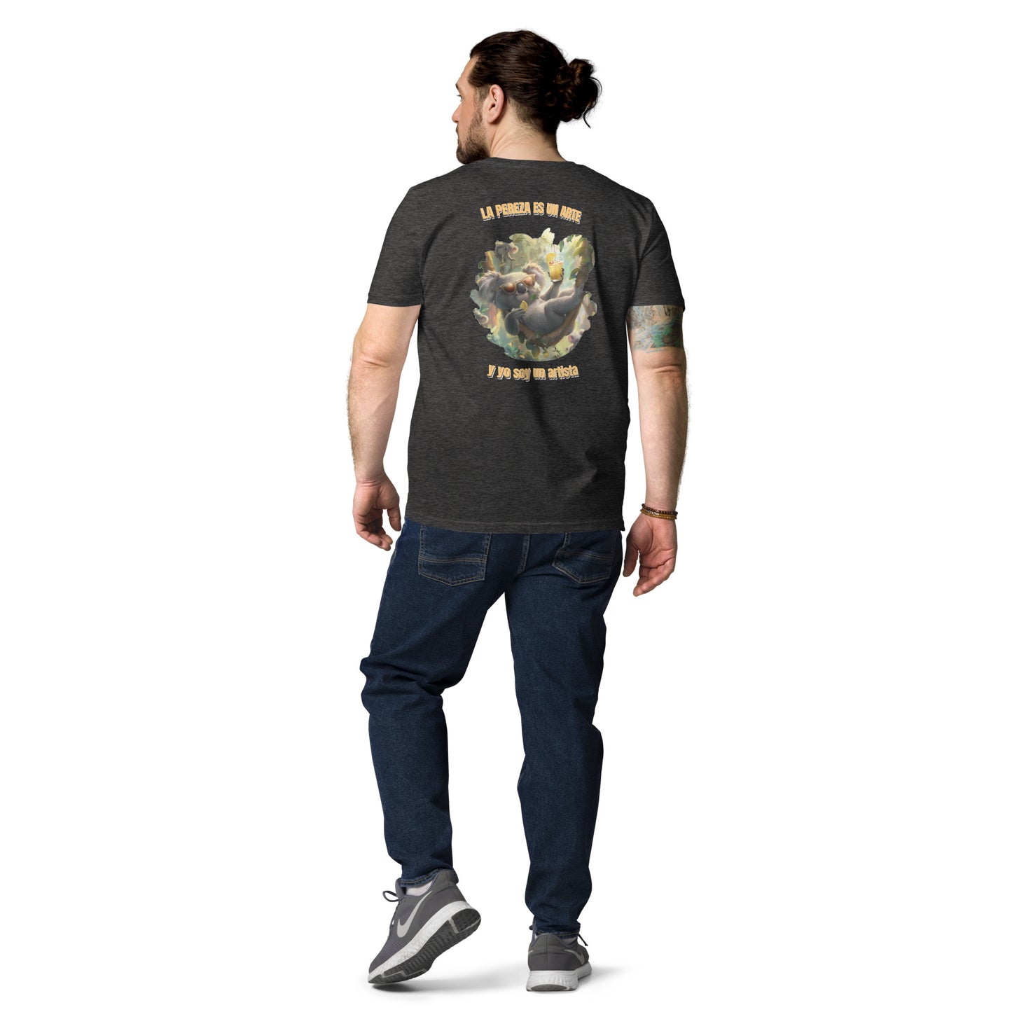 Camiseta Orgánica "Arte de la Pereza" para Relajarse con Estilo
