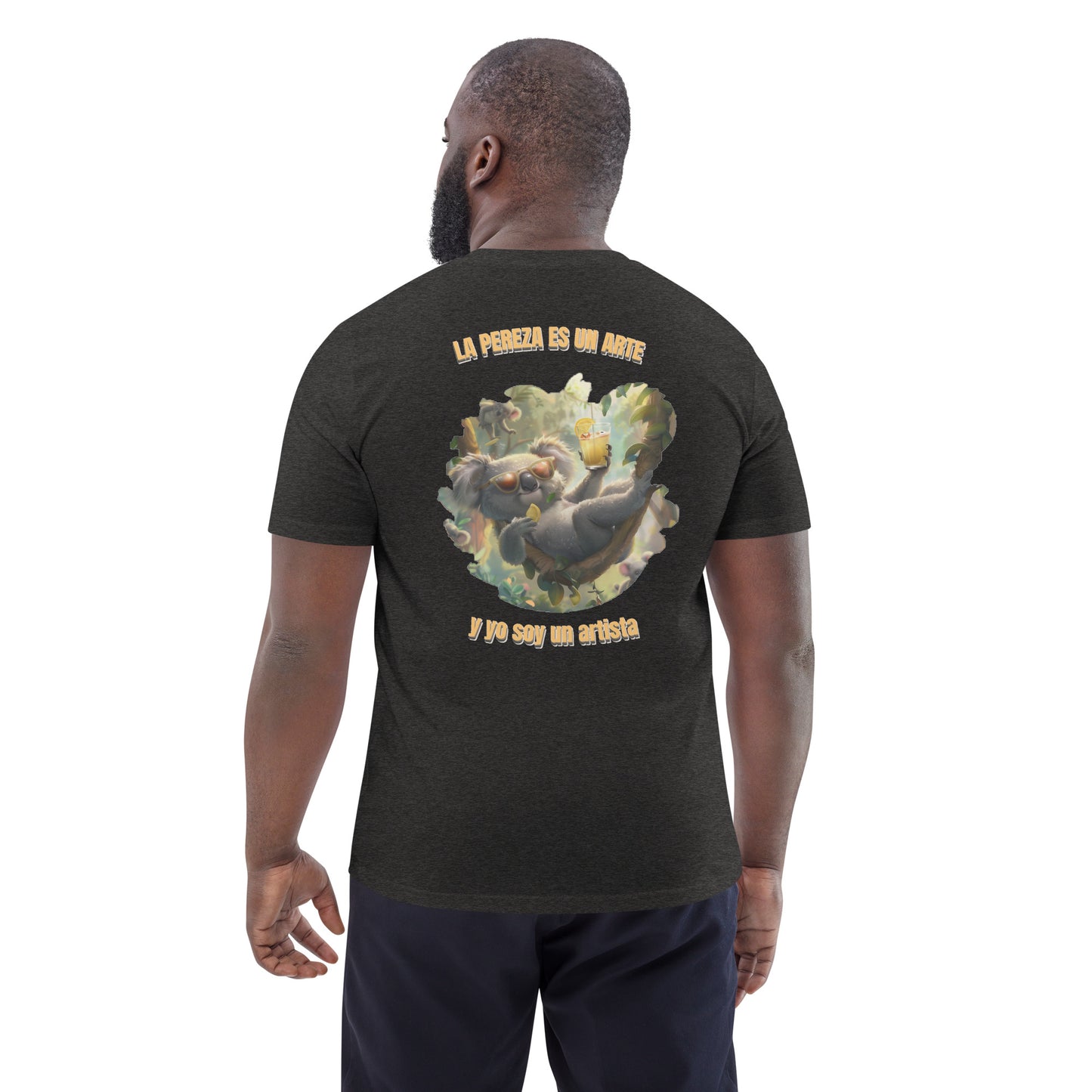 Camiseta Orgánica "Arte de la Pereza" para Relajarse con Estilo