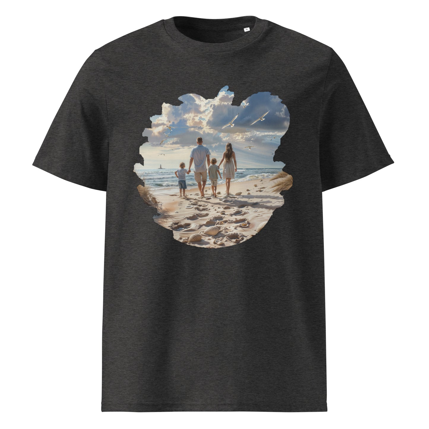 Camiseta de Algodón Orgánico Unisex "Días de Playa"