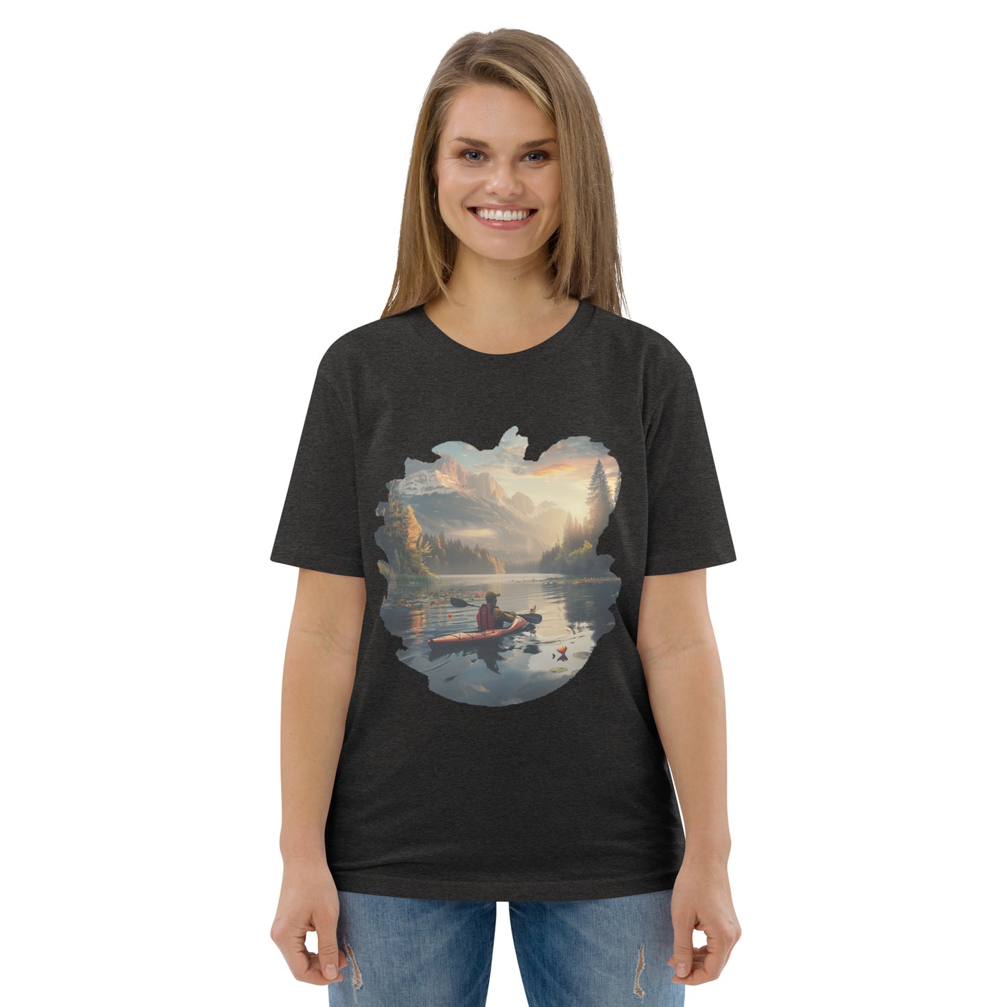 Camiseta Orgánica de Algodón "Explorador del Lago"