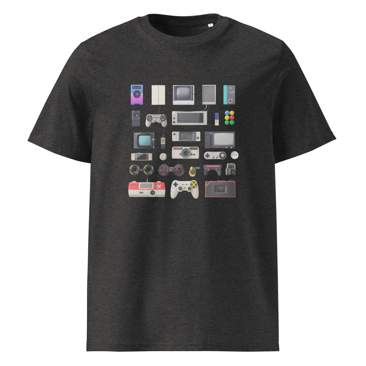 Camiseta de algodón orgánico unisex con Estampado de Gadgets Retro