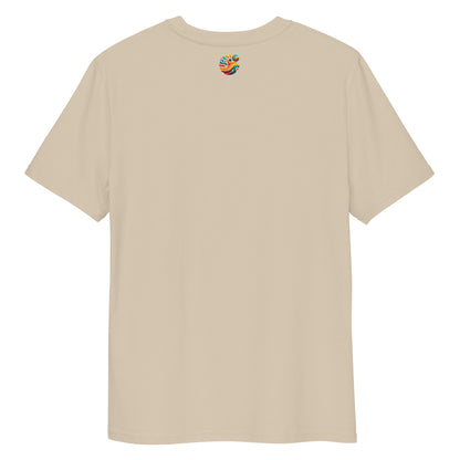Camiseta de algodón orgánico unisex con Estampado de Surf y Palmera Tropical