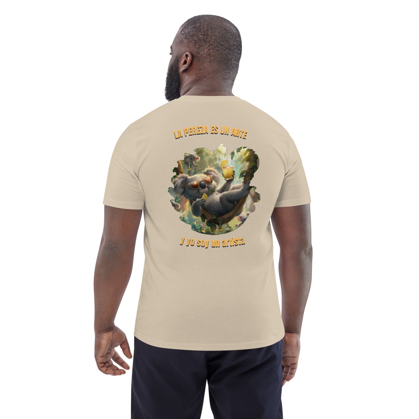 Camiseta Orgánica "Arte de la Pereza" para Relajarse con Estilo