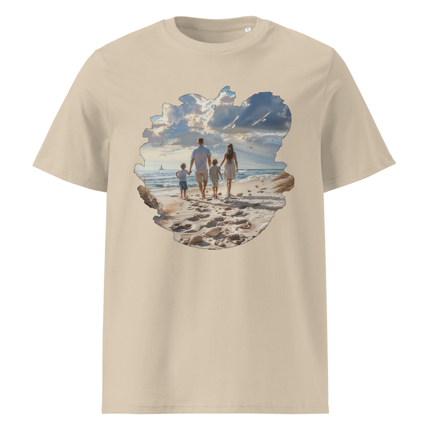 Camiseta de Algodón Orgánico Unisex "Días de Playa"