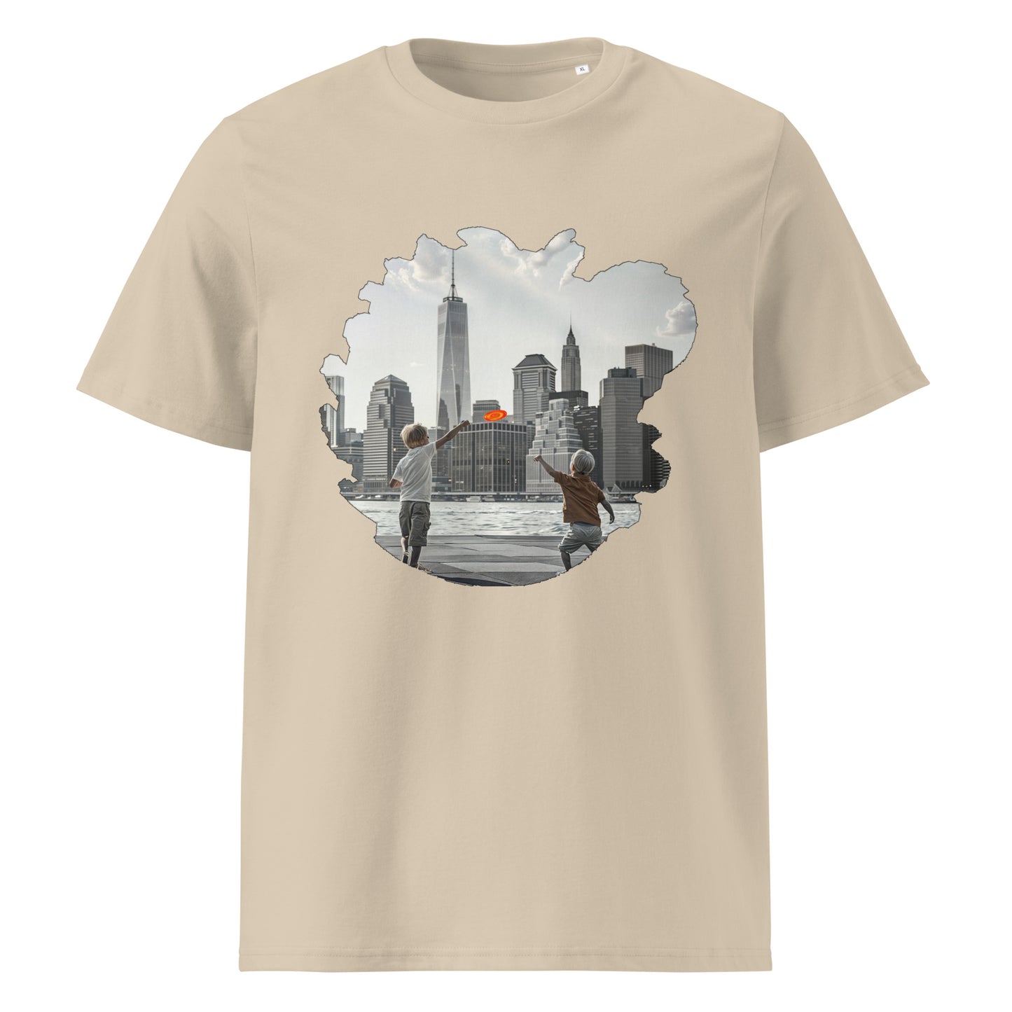 Camiseta de algodón orgánico unisex con Estampado de Juegos Urbanos
