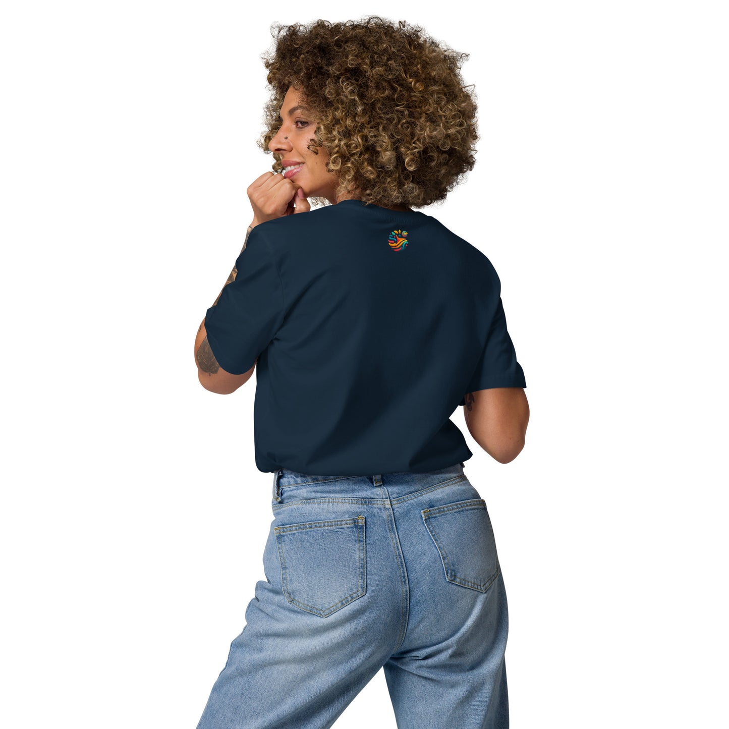 Camiseta Mujer de Algodón Orgánico "Cachorro Juguetón"