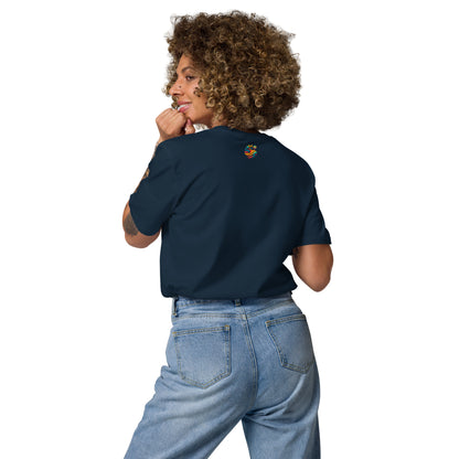 Camiseta Mujer de Algodón Orgánico "Cachorro Juguetón"