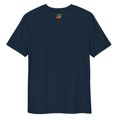 Camiseta de algodón orgánico unisex con Estampado de Surf y Palmera Tropical
