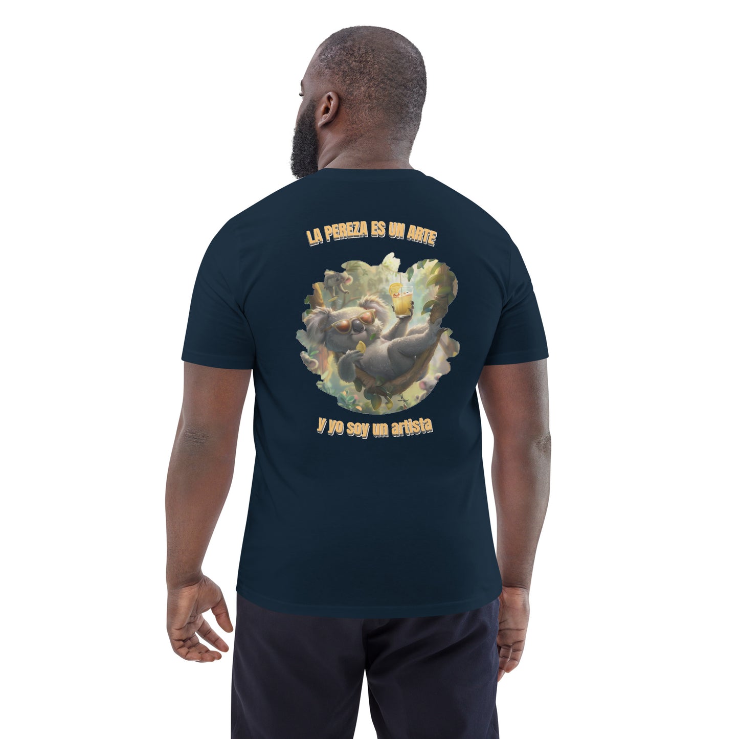 Camiseta Orgánica "Arte de la Pereza" para Relajarse con Estilo