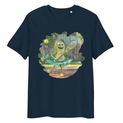 Camiseta Unisex de algodón orgánico para  Adulto "Aguacate Tenista"