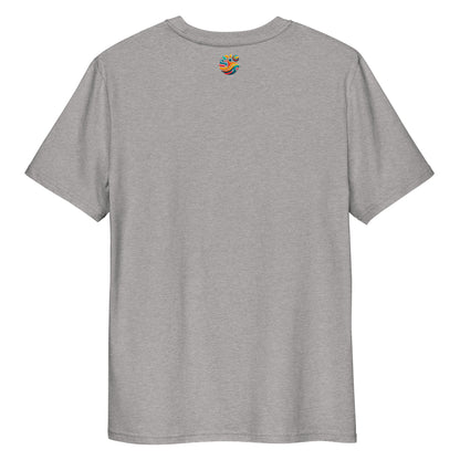 Camiseta de algodón orgánico unisex con Estampado de Surf y Palmera Tropical