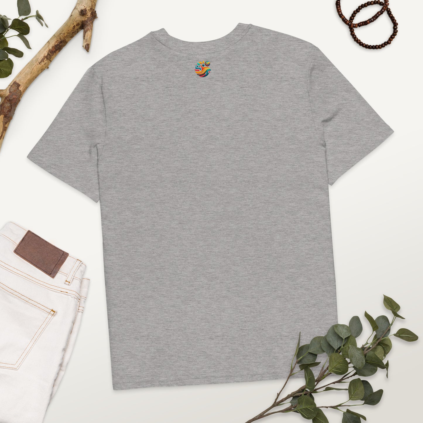 Camiseta de algodón orgánico unisex con Estampado de Realidad Virtual y Juegos