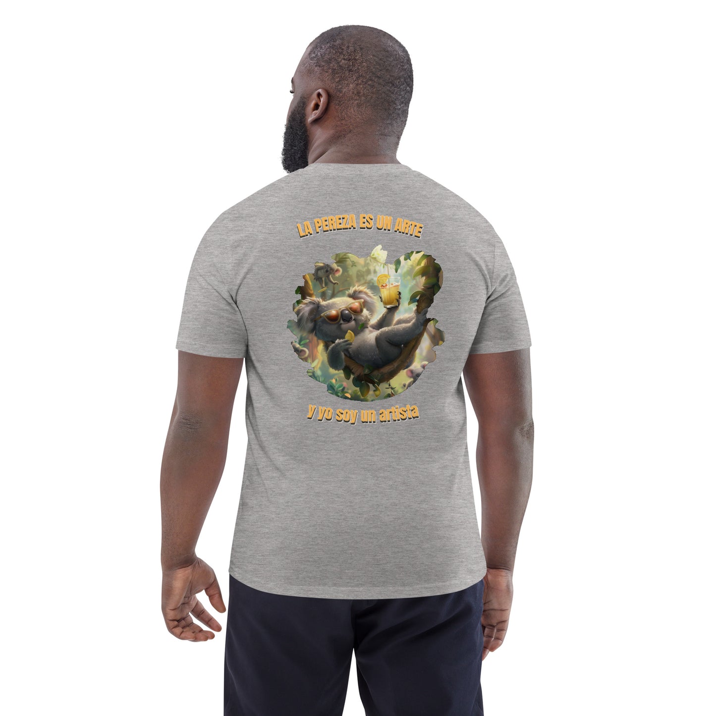 Camiseta Orgánica "Arte de la Pereza" para Relajarse con Estilo