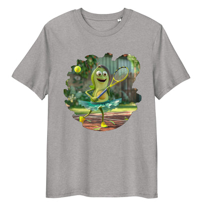 Camiseta Unisex de algodón orgánico para  Adulto "Aguacate Tenista"