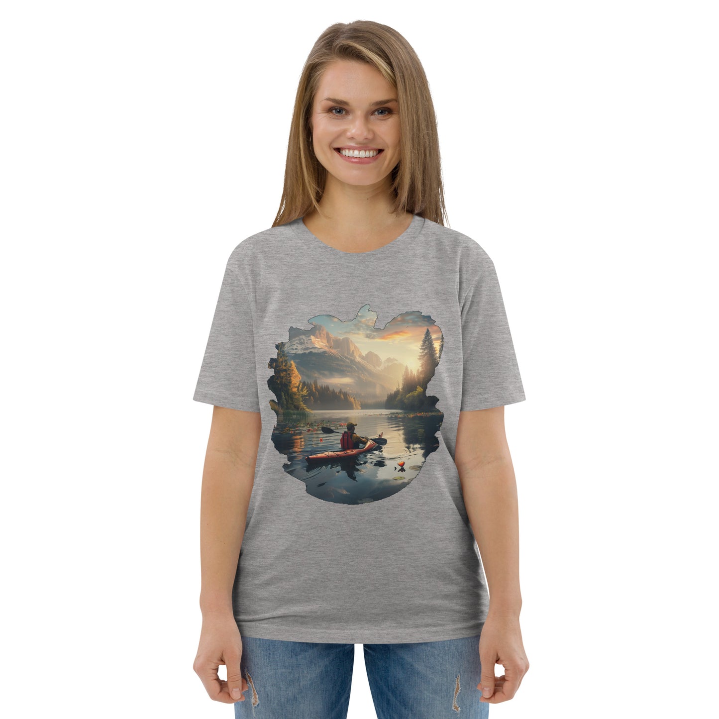 Camiseta Orgánica de Algodón "Explorador del Lago"