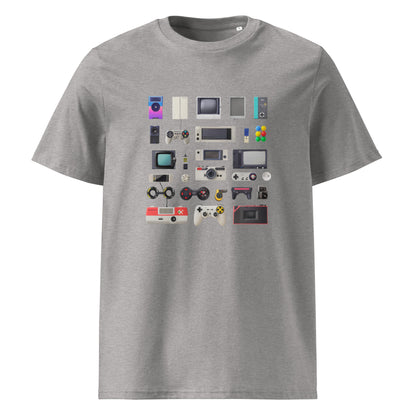 Camiseta de algodón orgánico unisex con Estampado de Gadgets Retro