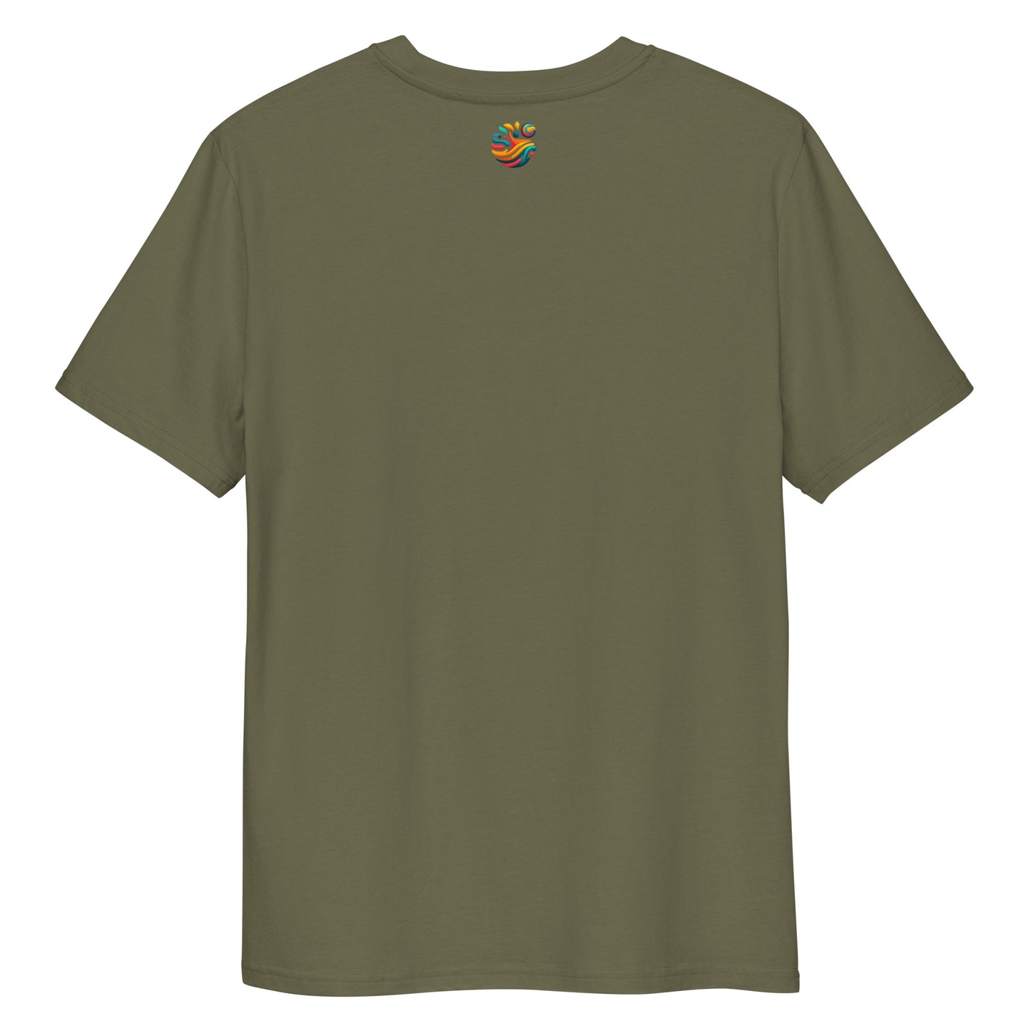 Camiseta de algodón orgánico unisex con Estampado de Surf y Palmera Tropical