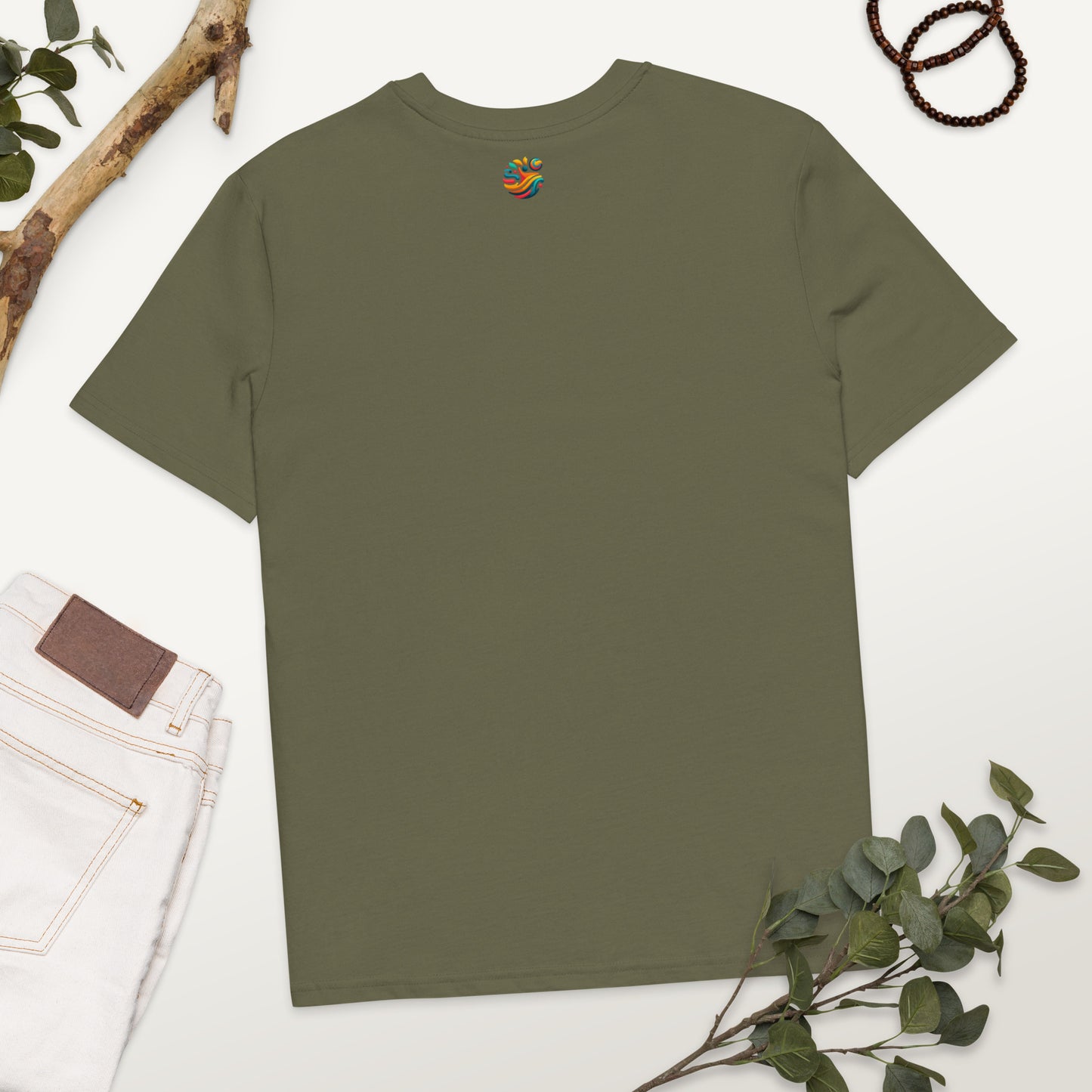 Camiseta de algodón orgánico unisex con Estampado de Realidad Virtual y Juegos