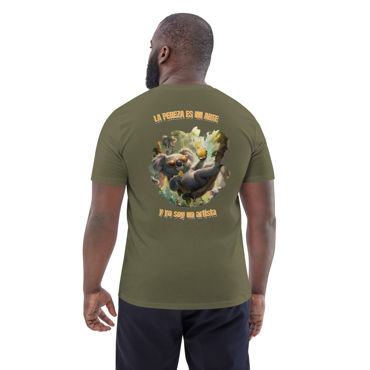 Camiseta Orgánica "Arte de la Pereza" para Relajarse con Estilo