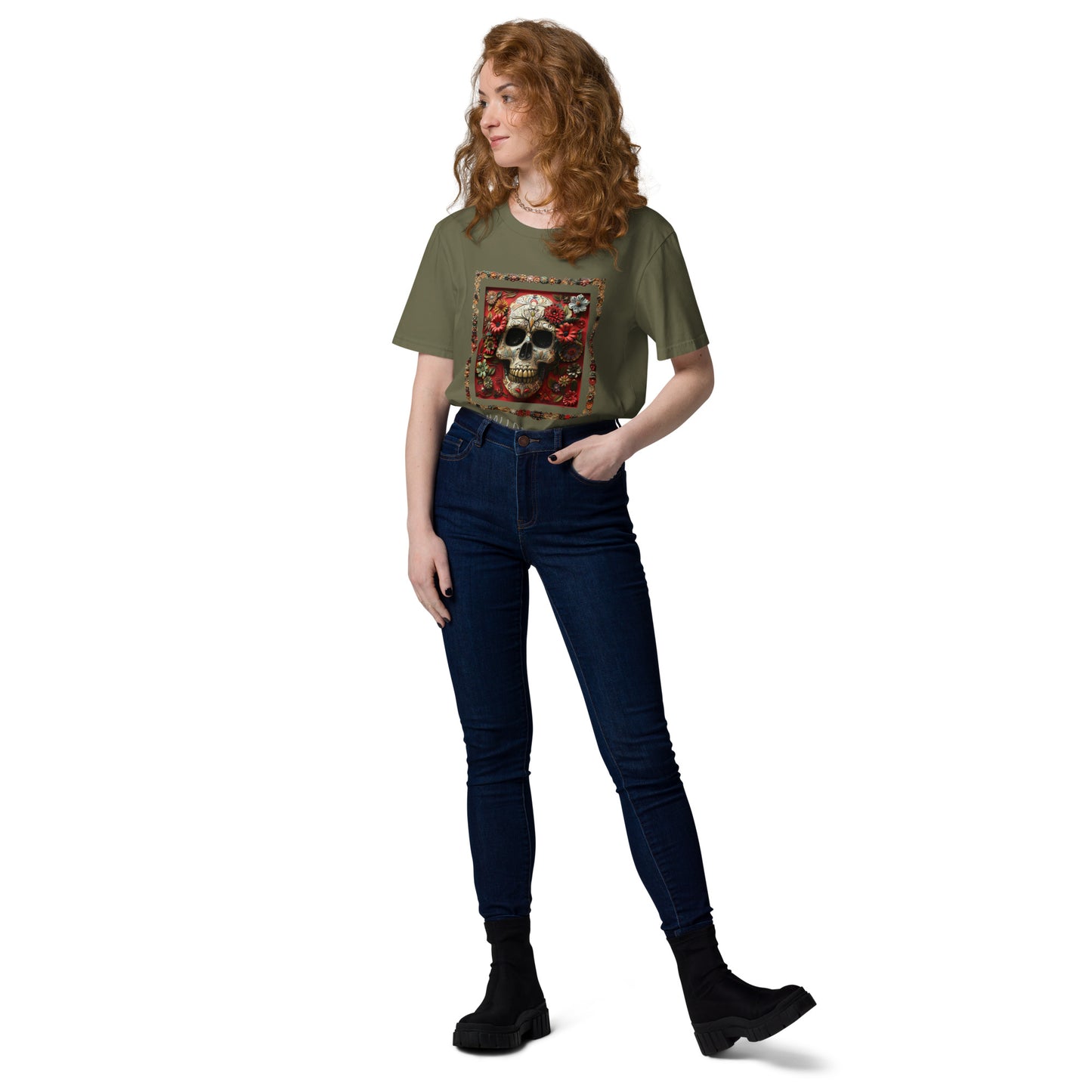 Camiseta ecológica unisex "Calavera"