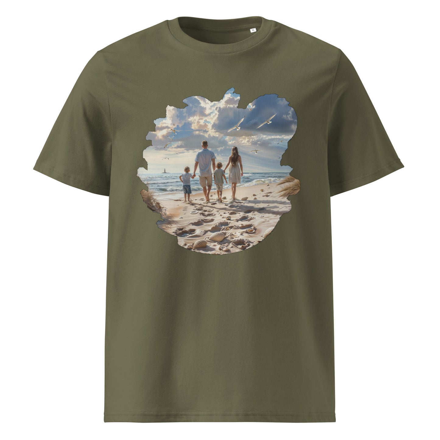 Camiseta de Algodón Orgánico Unisex "Días de Playa"
