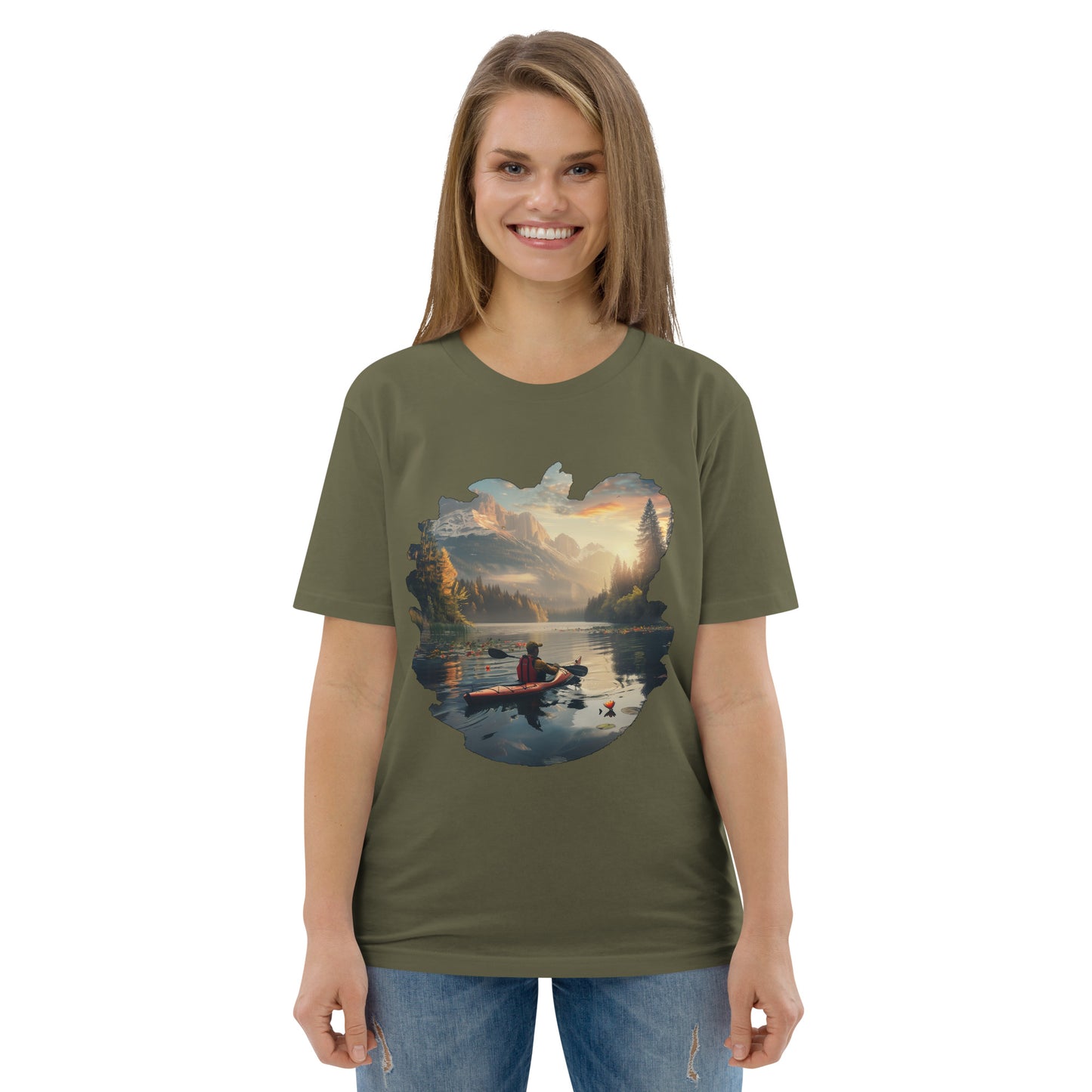 Camiseta Orgánica de Algodón "Explorador del Lago"