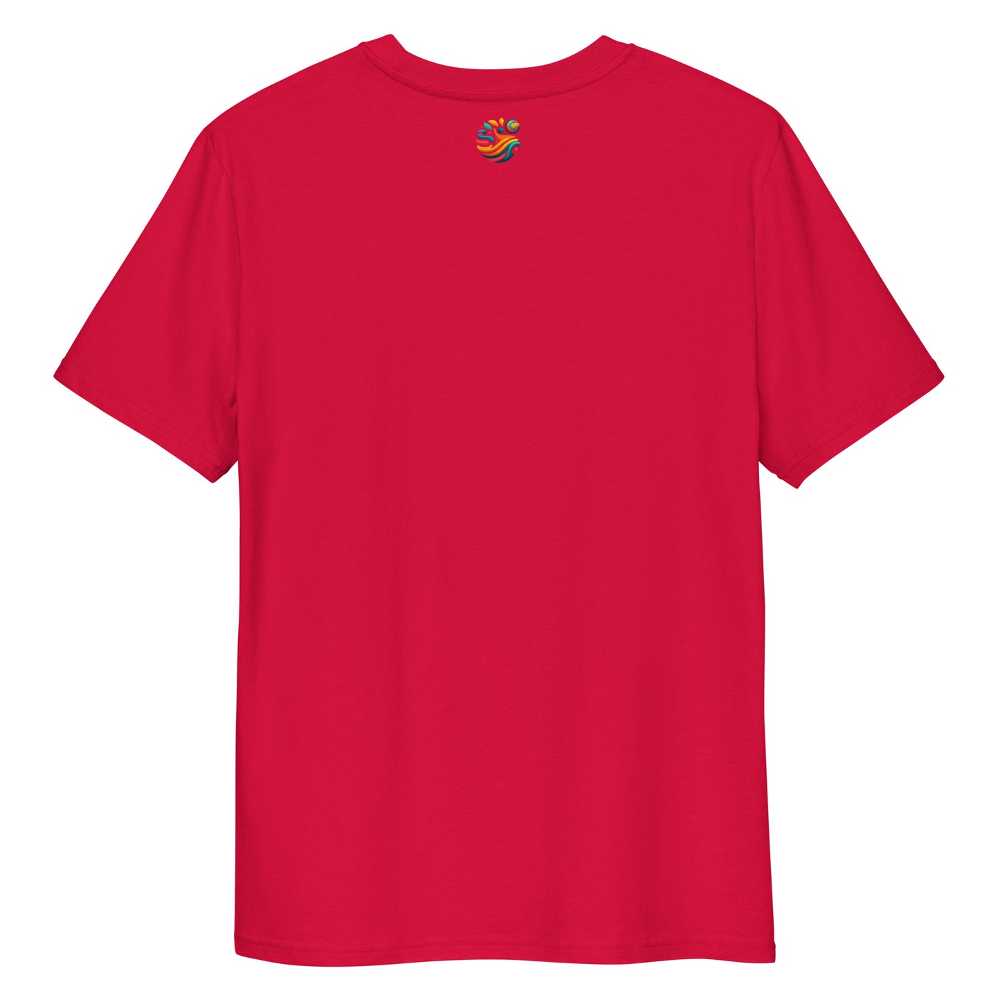Camiseta de algodón orgánico unisex con Estampado de Surf y Palmera Tropical