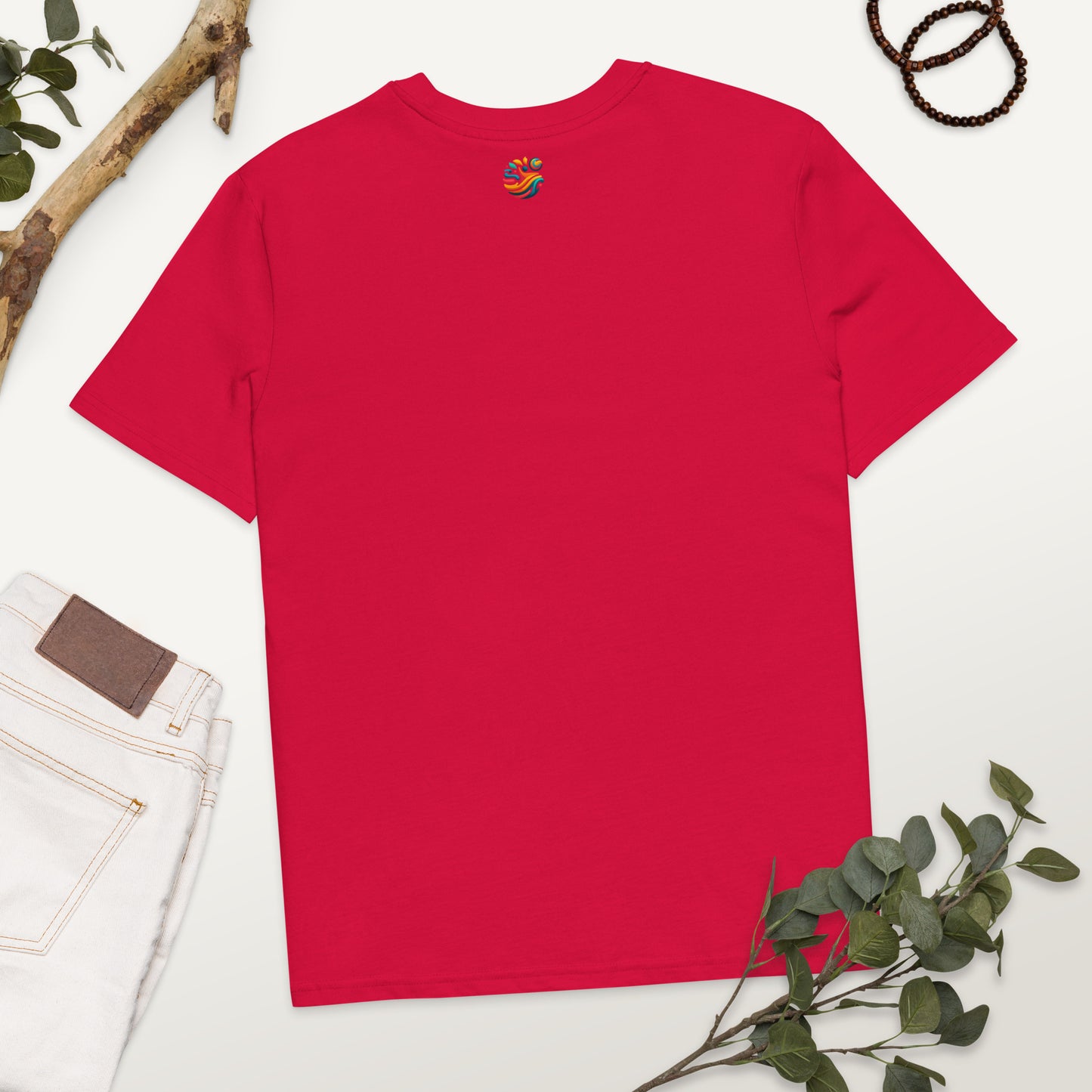 Camiseta de algodón orgánico unisex con Estampado de Realidad Virtual y Juegos