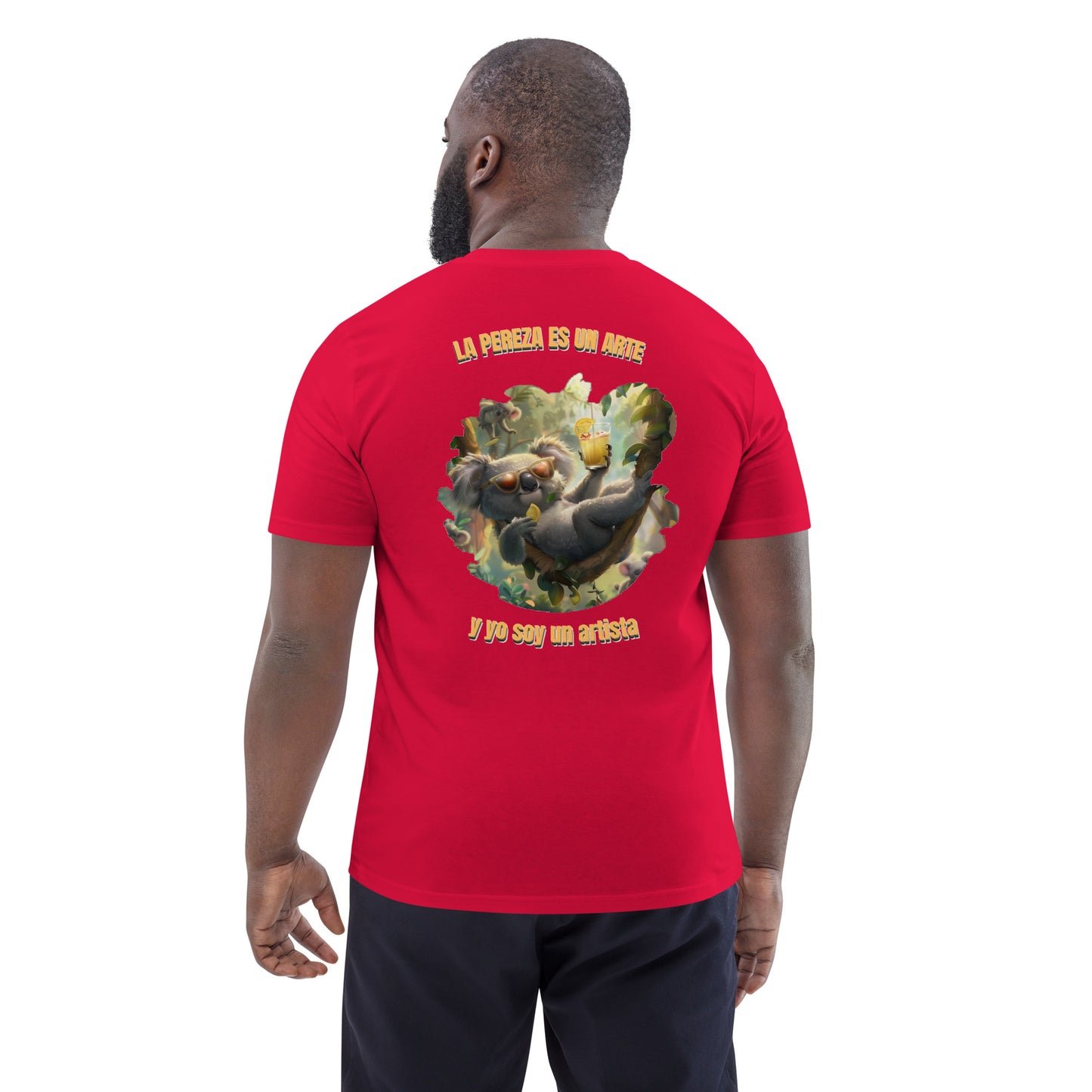 Camiseta Orgánica "Arte de la Pereza" para Relajarse con Estilo