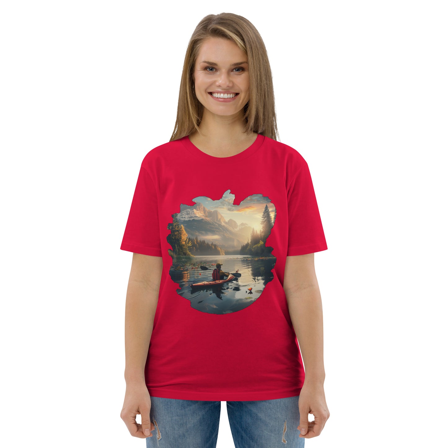 Camiseta Orgánica de Algodón "Explorador del Lago"