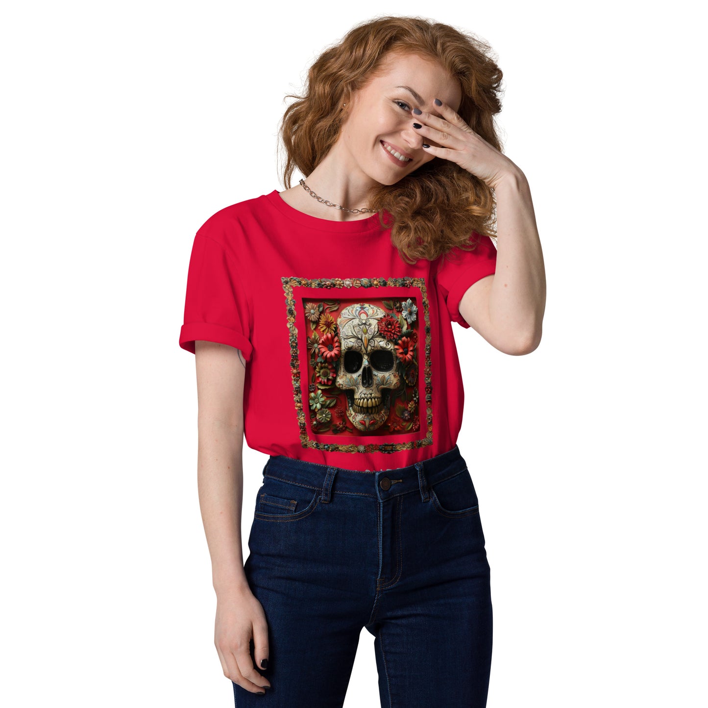Camiseta ecológica unisex "Calavera"