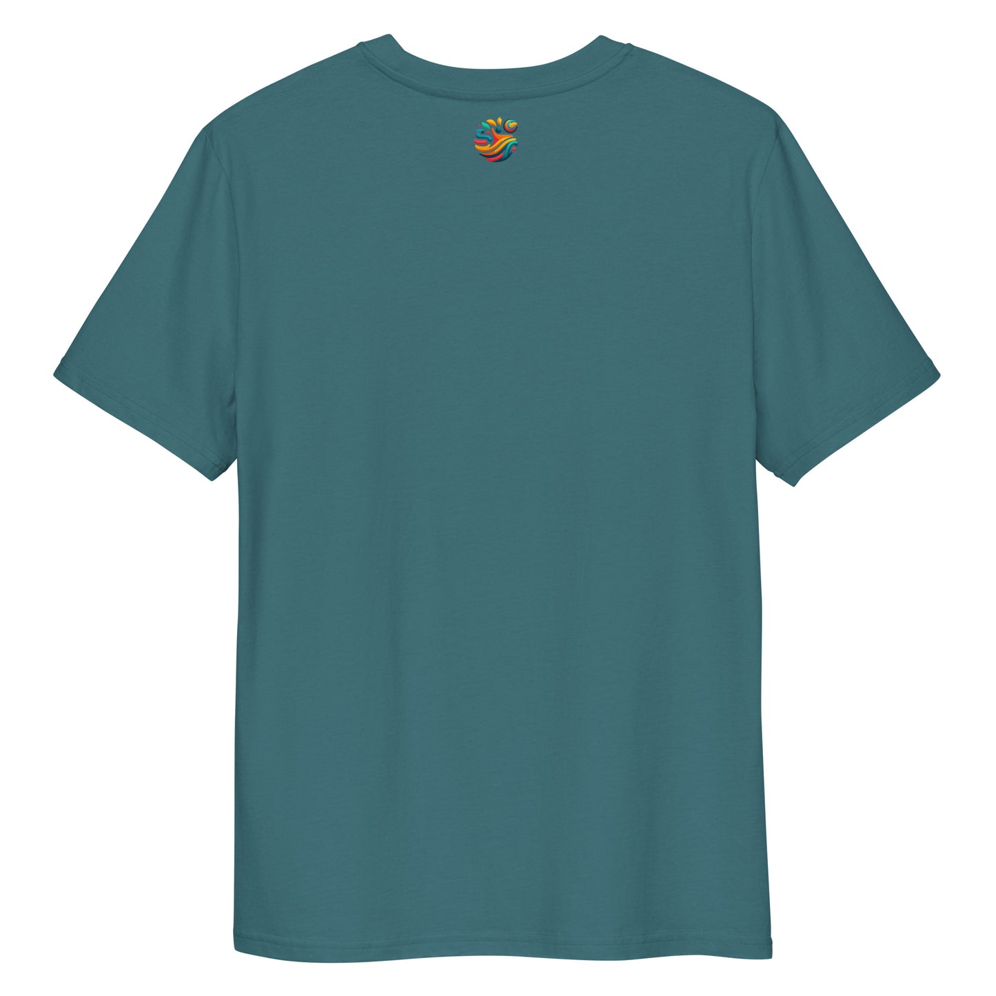 Camiseta de algodón orgánico unisex con Estampado de Surf y Palmera Tropical