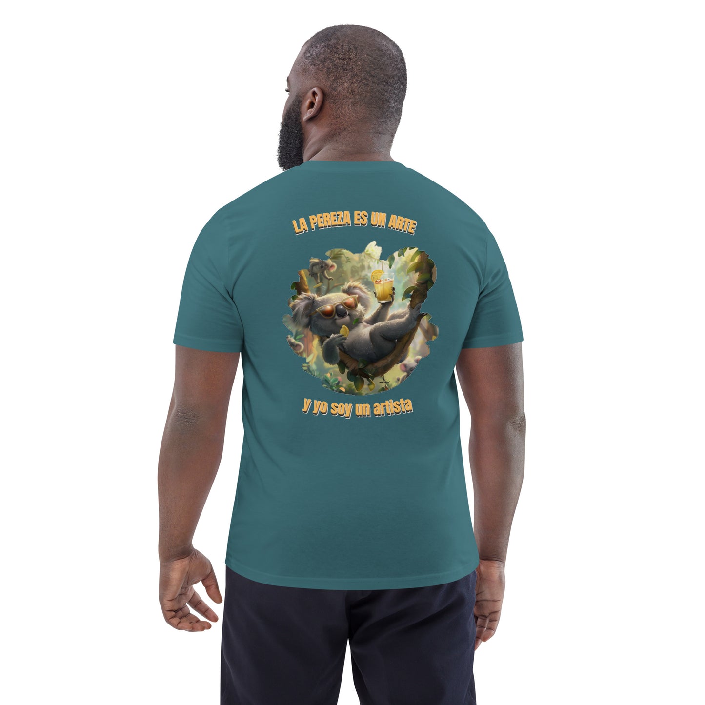 Camiseta Orgánica "Arte de la Pereza" para Relajarse con Estilo