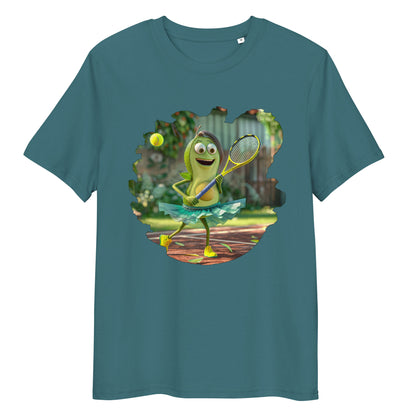 Camiseta Unisex de algodón orgánico para  Adulto "Aguacate Tenista"