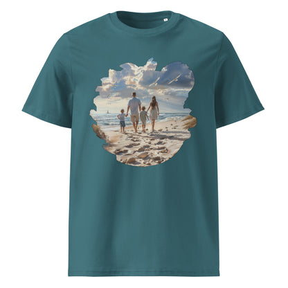 Camiseta de Algodón Orgánico Unisex "Días de Playa"