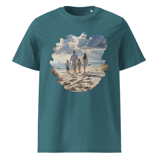 Camiseta de Algodón Orgánico Unisex "Días de Playa"