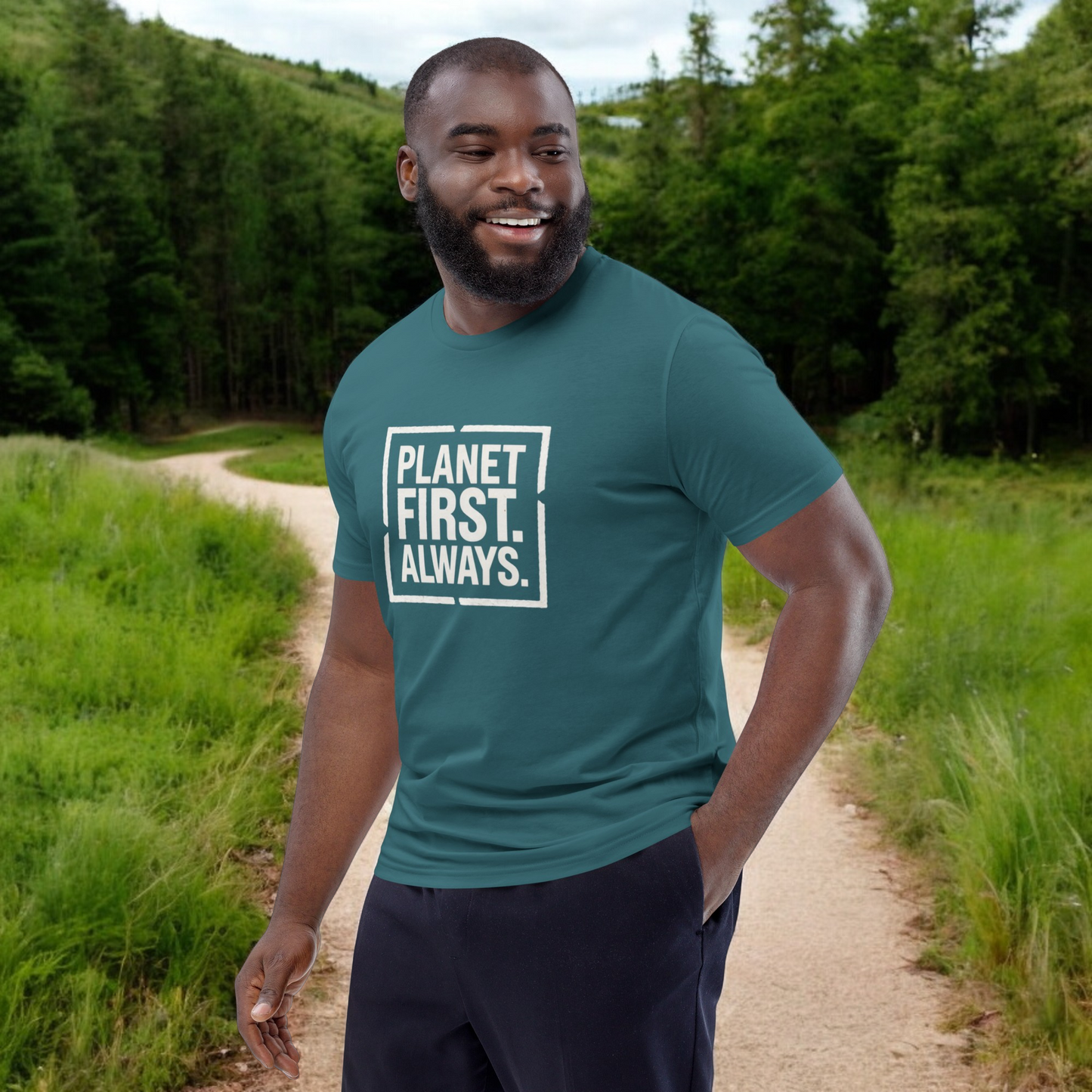 Camiseta "Planet First. Always."