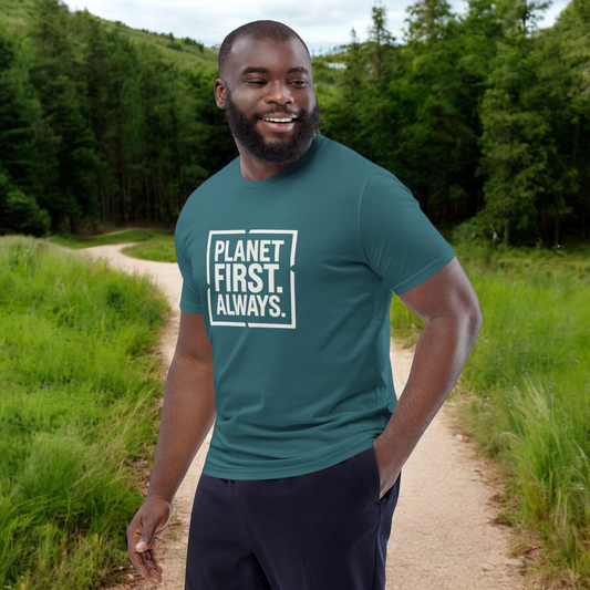 Camiseta "Planet First. Always."